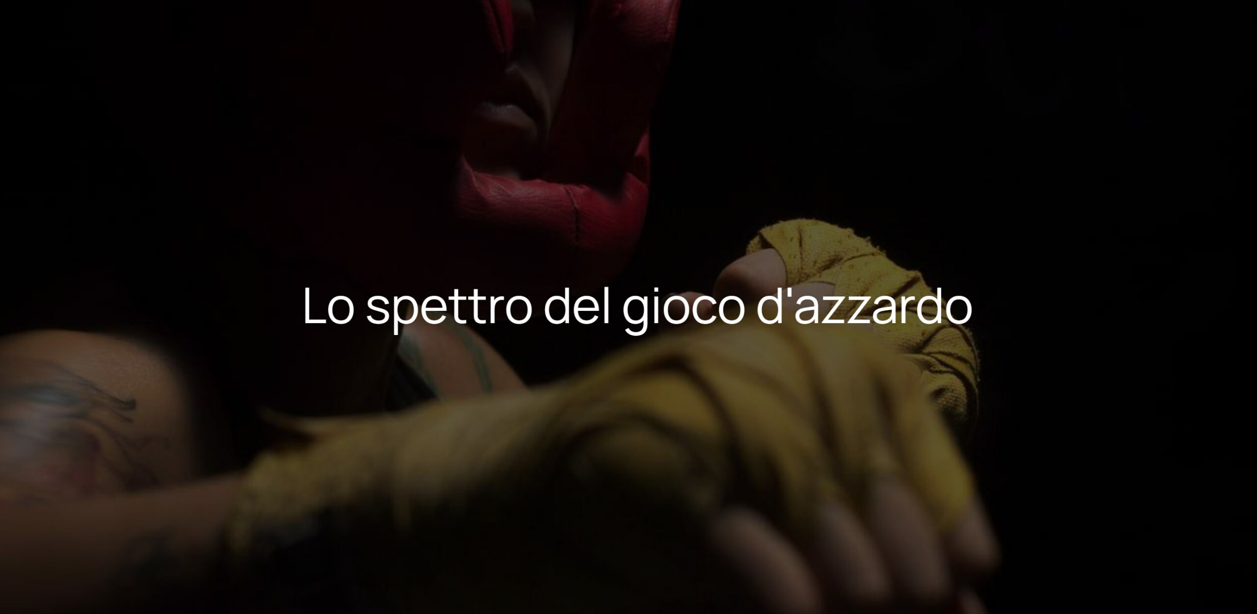 Lo spettro del gioco d'azzardo